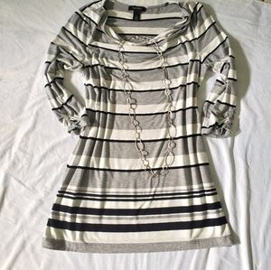 Long White House Black Market tunic